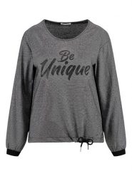 KEY LARGO Bluza "Dance" w kolorze ciemnoszarym rozmiar: S. Szare bluzy bez kaptura damskie KEY LARGO, s. Za 69.75 zł.