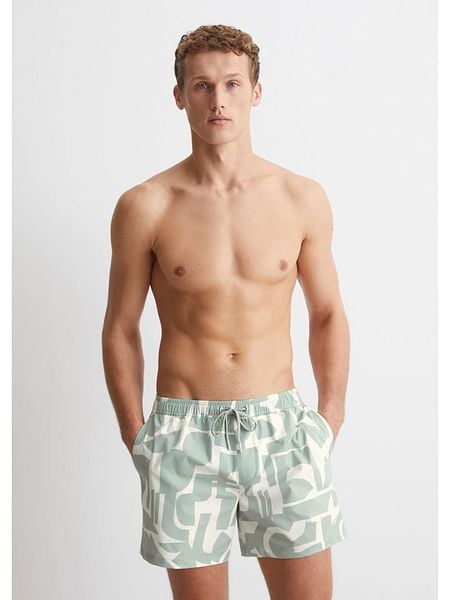 Marc O´Polo Bodywear Szorty kąpielowe w kolorze miętowo-kremowym rozmiar: L. Zielone szorty sportowe męskie l, z materiału, outdoorowe. Za 149.95 zł.
