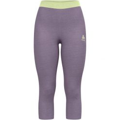Legginsy termoaktywne 3/4 damskie ODLO Revelstoke PW 150 BL Bottom 3/4. Fioletowe bielizna termoaktywna damska Odlo, xs, bez wzorów. Za 405.89 zł.