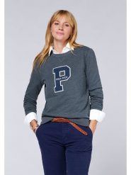 Polo Sylt Bluza w kolorze szarym rozmiar: XL. Szare bluzy bez kaptura damskie Polo Sylt, xl, z bawełny. Za 116.45 zł.