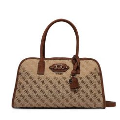 Torebka Guess. Brązowe torebki klasyczne damskie Guess, z aplikacjami, bez dodatków. Za 634.99 zł.