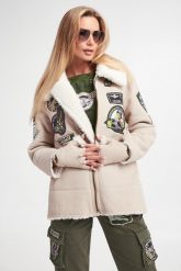 Kożuch + rękawiczki damskie AERONAUTICA MILITARE. Futra damskie AERONAUTICA MILITARE, bez wzorów. W wyprzedaży za 5,813.32 zł.
