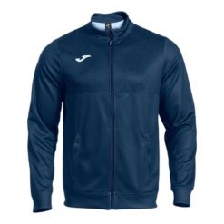 Bluza tenisowa męska Joma Challenge Full Zip. Niebieskie bluzy bez kaptura męskie Joma, l, z materiału. Za 179.99 zł.