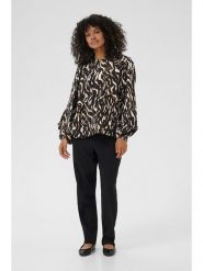 Kaffe Bluzka w kolorze czarnym rozmiar: 34. Czarne bluzki damskie Kaffe, bez wzorów, z wiskozy, bez kołnierzyka, bez ramiączek. Za 130.81 zł.