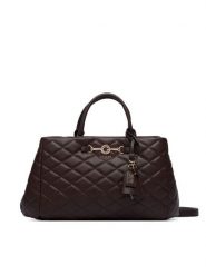 Guess Torebka Frances HWQG22 41060 Brązowy ciemny. Brązowe torebki klasyczne damskie Guess, z aplikacjami, ze skóry, bez dodatków. Za 674.99 zł.