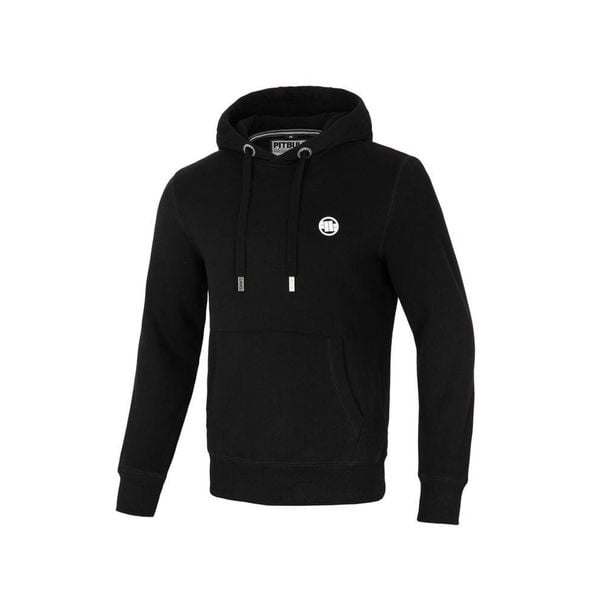 Bluza męska Pitbull z kapturem Small Logo. Czarne bluzy sportowe męskie PITBULL, bez wzorów, sportowe, bez kołnierzyka, bez ramiączek. Za 239.00 zł.