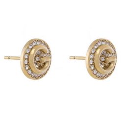 Kolczyki Guess. Żółte kolczyki damskie Guess, złote. Za 179.99 zł.