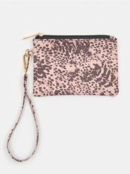 Portfel w panterkę z paskiem - wielobarwny. Portfele damskie Sinsay, bez wzorów. Za 19.99 zł.