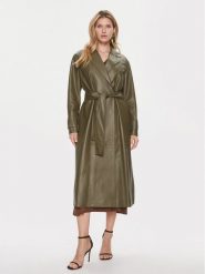 Boss Płaszcz przejściowy Sofiane 50505512 Brązowy Relaxed Fit. Brązowe płaszcze damskie Boss, bez wzorów, ze skóry. Za 2,879.00 zł.