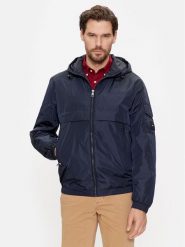 Tommy Hilfiger Kurtka przejściowa MW0MW31641 Granatowy Regular Fit. Niebieskie kurtki męskie Tommy Hilfiger, l, bez wzorów, z syntetyku, bez kaptura. Za 1,169.00 zł.