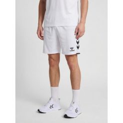 Szorty Hummel Core 2.0. Białe szorty męskie HUMMEL, bez wzorów, sportowe. Za 149.00 zł.