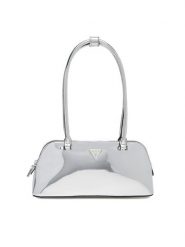 Guess Torebka HWMY94 96080 Srebrny. Szare torebki klasyczne damskie Guess, z aplikacjami, ze skóry, bez dodatków. Za 309.99 zł.