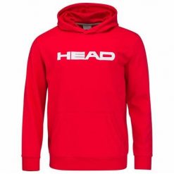 Bluza z kapturem dziecięca Club Byron. Czerwone bluzy i bluzki niemowlęce HEAD, bez wzorów, z bawełny, bez ramiączek, z kapturem. W wyprzedaży za 178.50 zł.