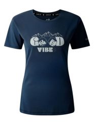 Dare 2b Koszulka funkcyjna "Tranquility III Tee" w kolorze granatowym rozmiar: 36. Niebieskie bluzki sportowe damskie Dare 2b, bez wzorów, z bawełny, bez ramiączek. Za 74.63 zł.