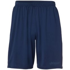 Szorty przedstawienie Uhlsport. Niebieskie szorty męskie UHLSPORT, z poliesteru, bez kołnierzyka. Za 150.00 zł.