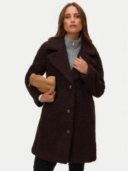 Vero Moda Kożuch sztuczny Kylie Teddy 10289938 Brązowy Regular Fit. Brązowe futra damskie Vero Moda, l. Za 329.99 zł.