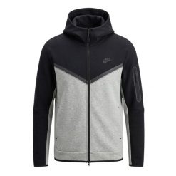 Bluza z Kapturem I Suwakiem Na Całej Długości Tech Fleece Rozmiar L Czarny - HV…. Czarne bluzy z kapturem męskie Nike, l, z bawełny. Za 560.55 zł.