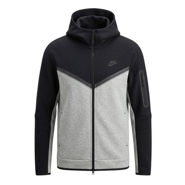 Bluza z Kapturem I Suwakiem Na Całej Długości Tech Fleece Rozmiar L Czarny - HV…. Czarne bluzy z kapturem męskie Nike, l, z bawełny. Za 560.55 zł.