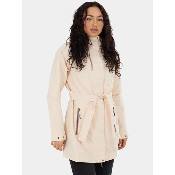 Płaszcz Przeciwdeszczowy Damski Fundango Regina III WP. Brązowe kurtki przeciwdeszczowe damskie Fundango, bez kaptura. Za 399.00 zł.