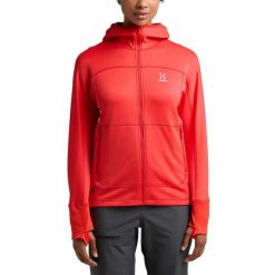 Damska Turystyka Bluza z Kapturem Lekka Oddychająca Haglöfs Betula Hood. Czerwone bluzy z kapturem damskie Haglöfs. W wyprzedaży za 299.00 zł.