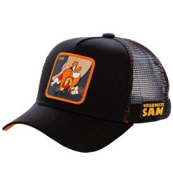 Czapka z daszkiem Capslab Looney Tunes Yosemite Sam Trucker CL/LOO/1/SAM1. Czarne czapki męskie CapsLab, bez wzorów. Za 124.00 zł.
