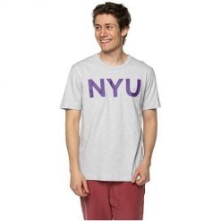 Koszulka sportowa męska Champion Nyu. Szare t-shirty sportowe męskie CHAMPION, m, z bawełny, bez ramiączek. Za 179.99 zł.
