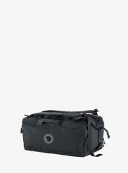 Torba Fjallraven Farden Duffel 50 - coal black. Czarne torebki klasyczne damskie Fjällräven, bez wzorów, z poliamidu, duże, bez dodatków. Za 810.69 zł.