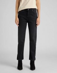 DAMSKIE SPODNIE JEANSOWE LEE Carol CAPTAIN BLACK L30UCPTY 112106734. Czarne spodnie materiałowe damskie Lee, bez wzorów, z jeansu. Za 199.99 zł.
