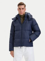 Calvin Klein Kurtka puchowa LV04LH503G Granatowy Regular Fit. Niebieskie kurtki męskie CALVIN KLEIN, m, bez wzorów, z puchu, bez kaptura. Za 1,099.00 zł.