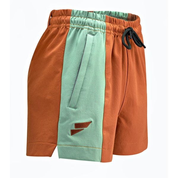 Spodenki boulderingowe dla kobiet. Brązowe spodenki sportowe damskie FELSENFEST, s, z elastanu, wspinaczkowe. Za 219.99 zł.