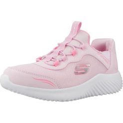 Buty SKECHERS BOUNDER - SIMPLE CUT SLIP-INS Rose. Czerwone obuwie do biegania damskie Skechers. Za 199.99 zł.