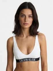 Calvin Klein Swimwear Góra od bikini LV00Q61211 Biały. Białe bikini damskie Calvin Klein Swimwear, bez wzorów. Za 229.99 zł.