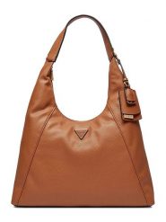 Guess Torebka w kolorze jasnobrązowym - 40 x 56 x 11 cm rozmiar: onesize. Brązowe torebki klasyczne damskie Guess, z aplikacjami, z materiału, bez dodatków. Za 430.46 zł.