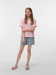 Vero Moda Girl Koszulka "Palma" w kolorze jasnoróżowym rozmiar: 158/164. Różowe koszulki dziewczęce Vero Moda Girl, bez wzorów, z bawełny, bez ramiączek. Za 56.79 zł.