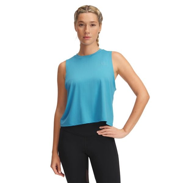 Damski tank top Under Armour Vanish Energy. Niebieskie topy damskie Under Armour, xs, bez wzorów, z materiału, bez ramiączek. Za 185.25 zł.