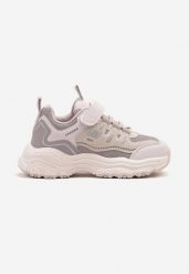 Fioletowe Buty Sportowe Sneakersy z Rzepem i Brokatem Ularienna. Fioletowe sukienki niemowlęce Born2be, z aplikacjami, z jeansu, bez ramiączek. Za 119.99 zł.