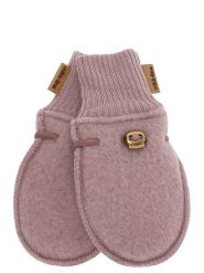 Mikk-line Wełniane rękawiczki w kolorze jasnoróżowym rozmiar: 50/56. Różowe rękawiczki dziecięce Mikk-line, prążkowane, bez ramiączek. Za 83.03 zł.