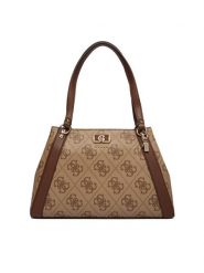 Guess Torebka Karnilla HWOS99 01220 Brązowy. Brązowe torebki klasyczne damskie Guess, z aplikacjami, ze skóry, bez dodatków. Za 719.99 zł.