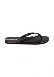 Japonki plażowe Gorilla Wear Kokomo Flip-Flops. Czarne klapki damskie GORILLA WEAR, bez wzorów, prążkowane, bez obcasa. Za 99.40 zł.