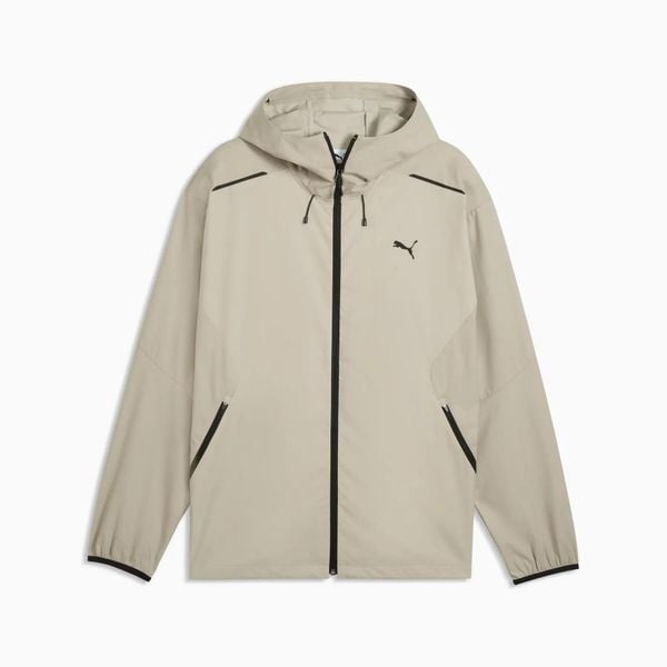Kurtka męska z kapturem Puma PUMATECH RELAXED WOVEN beżowa 63441961 rozmiar XL. Brązowe kurtki treningowe męskie Puma, l, bez wzorów. Za 304.90 zł.