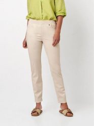 Relaxed by TONI Spodnie w kolorze beżowym rozmiar: W24. Brązowe spodnie materiałowe damskie Relaxed by TONI, bez wzorów, z materiału. Za 152.99 zł.