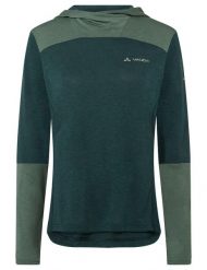 Koszulka damska Tremalzo LS. Zielone bluzki sportowe damskie Vaude, bez wzorów, z materiału, bez ramiączek. Za 339.00 zł.