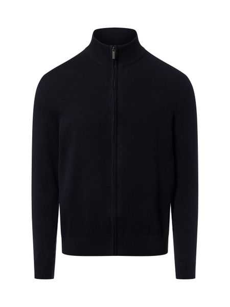 Nils Sundström Męski kardigan Mężczyźni Bawełna niebieski jednolity, L. Niebieskie kardigany męskie Nils Sundström, l, bez wzorów, z bawełny, bez kołnierzyka. Za 249.95 zł.