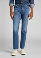 LEE DAREN ZIP FLY MĘSKIE SPODNIE JEANSOWE JEANSY DŻINSY DARK FREEPORT L707PXGQ 112140688. Niebieskie jeansy męskie Lee. Za 229.99 zł.