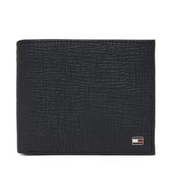 Portfel Tommy Hilfiger. Niebieskie portfele męskie Tommy Hilfiger, bez wzorów. Za 269.99 zł.