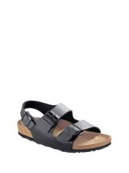 Birkenstock Sandały "Milano" w kolorze czarnym rozmiar: 41. Czarne sandały męskie Birkenstock, bez zapięcia. Za 231.13 zł.
