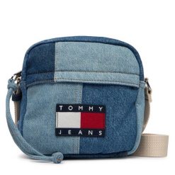 Saszetka Tommy Jeans. Niebieskie saszetki męskie Tommy Jeans, z denimu. Za 409.99 zł.