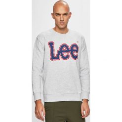 Lee - Bluza. Szare bluzy bez kaptura męskie Lee, l, z bawełny. W wyprzedaży za 169.90 zł.