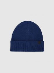 4F Czapka beanie męska - niebieska Uniwersalny. Niebieskie czapki męskie 4f, na zimę, bez wzorów, z bawełny, eleganckie. Za 59.99 zł.
