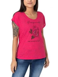 Timezone Koszulka w kolorze różowym rozmiar: S. Różowe t-shirty damskie Timezone, s, bez wzorów, z bawełny, bez kołnierzyka. Za 61.46 zł.